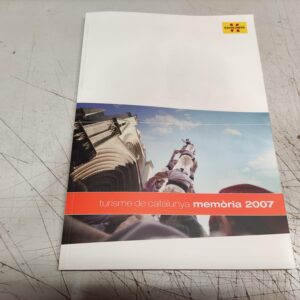 Turisme de Catalunya Memoria 2007 CCA